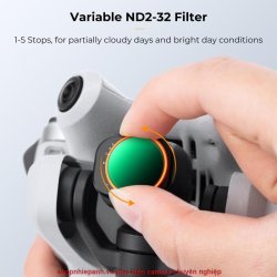 thumbnail Combo Filter K&F concept Kit for DJI Mini 4 Pro ND2-32 (1-5 Stops)+ND32-512 (5-9 Stops) AGC Japanese 28 layers Glass (sku.2084) - 1