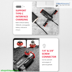 thumbnail Combo slider Yelangu và auto dolly L5i wireless timelapse remote App control - 8