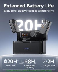 thumbnail Comica BOOMAX 2.4G 32Bit Load internal recording wireless microphone - 10