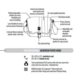 thumbnail Crumpler jackpack 4000 original Black dark - 4
