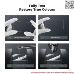 thumbnail Dán màn hình cường lực 9H K&F concept for Osmo pocket 3 (1 bộ gồm 1 màn hình và 1 lens) - 0