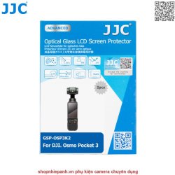 thumbnail Dán màn hình kính cường lực cao cấp JJC for OSMO POCKET 3 - 1