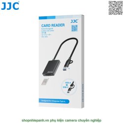thumbnail Đầu đọc thẻ CFexpress type A hiệu JJC CR-CFA BLACK support USB 3.2 Gen2 10Gbps - 7