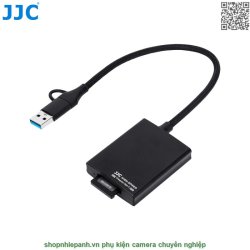 thumbnail Đầu đọc thẻ CFexpress type A hiệu JJC CR-CFA BLACK support USB 3.2 Gen2 10Gbps - 2