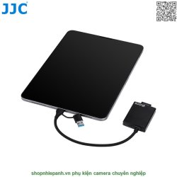 thumbnail Đầu đọc thẻ CFexpress type A hiệu JJC CR-CFA BLACK support USB 3.2 Gen2 10Gbps - 4