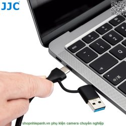 thumbnail Đầu đọc thẻ CFexpress type A hiệu JJC CR-CFA BLACK support USB 3.2 Gen2 10Gbps - 6