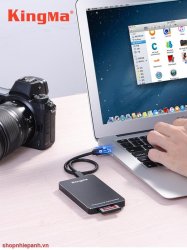 thumbnail Đầu đọc thẻ Kingma CFexpress type B USB 3.1 Gen 2 super speed 10Gbps - 0