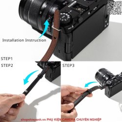 thumbnail Dây đeo cổ Smallrig Universal Leather Camera Shoulder Strap 5208 - 4