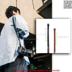 thumbnail Dây đeo cổ Smallrig Universal Leather Camera Shoulder Strap 5208 - 3