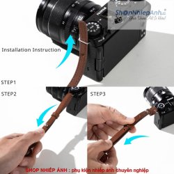 thumbnail Dây đeo cổ Smallrig Universal Leather Camera Shoulder Strap 5209 - 1