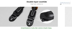 thumbnail Dây đeo máy ảnh K&F concept KF13.196 Black - 0