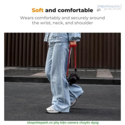 thumbnail Dây đeo máy ảnh K&F concept KF13.196V2 RED - 3