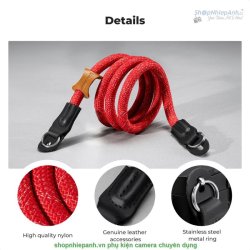 thumbnail Dây đeo máy ảnh K&F concept KF13.196V2 Red - 2