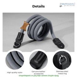 thumbnail Dây đeo máy ảnh K&F concept KF13.196V3 Grey - 3