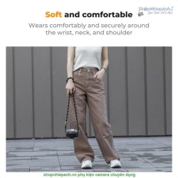 thumbnail Dây đeo máy ảnh K&F concept KF13.196V4 Black White - 5