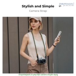 thumbnail Dây đeo máy ảnh K&F concept KF13.196V7 Green White - 0