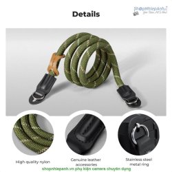 thumbnail Dây đeo máy ảnh K&F concept KF13.196V7 Green White - 3