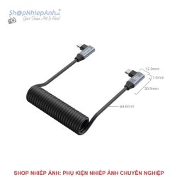 thumbnail Dây Smallrig USB-C to USB-C data cable fast charging 4793 - 1