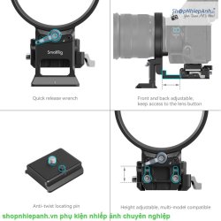thumbnail Đế chuyển đổi nhanh Smallrig Rotatable Horizontal-to-Vertical Mount Plate Kit 4306 (nikon Z5 Z6 Z7 Z8 Z6II Z7II) - 1