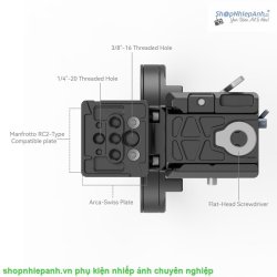 thumbnail Đế chuyển đổi nhanh Smallrig Rotatable Horizontal-to-Vertical Mount Plate Kit 4306 (nikon Z5 Z6 Z7 Z8 Z6II Z7II) - 3