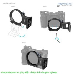 thumbnail Đế chuyển đổi nhanh Smallrig Rotatable Horizontal-to-Vertical Mount Plate Kit 4424 for sony A7C II / A7CR - 4