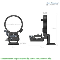 thumbnail Đế chuyển đổi nhanh Smallrig Rotatable Horizontal-to-Vertical Mount Plate Kit 4244 for sony A1 FX3 A7R IV A7III A9II A7IV A7S III A7RIII A7RV FX30 - 0
