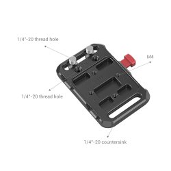 thumbnail Đế gắn pin V mount SmallRig Mini V Mount Battery Plate 2987 - 0