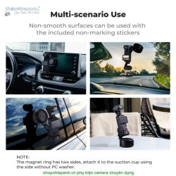 thumbnail Đế hít nam châm điện siêu chắc cho DJI Osmo Pocket 3 - 2