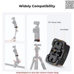 thumbnail Đế sạc Osmo Pocket 3 tích hợp đế plate Arca swiss hiệu K&F concept - 3