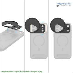 thumbnail Đế từ tính gắn filter SmallRig FilMov Attachable Filter Adapter for iPhone 17 Pro (67mm) 5547 - 1