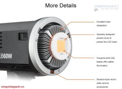 thumbnail Đèn LED ngoại cảnh GODOX SLB 60W - 0