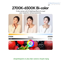 thumbnail Đèn ống khí bơm hơi Ulanzi AL120 136W Bi-Color - 3