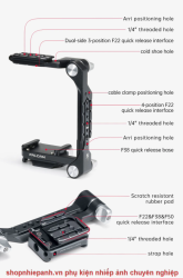 thumbnail Falcam F22 F38 F50 Quick Release Foldable Half Cage Model C00B3809 (cage+plate) - 7