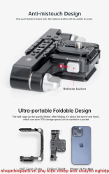 thumbnail Falcam F22 F38 F50 Quick Release Foldable Half Cage Model C00B3809 (cage+plate) - 8