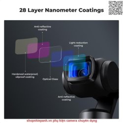 thumbnail Filter K&F concept 1.2X Anamorphic Widescreen Cinematic Blue Streak Effect Lens for DJI Osmo Pocket 3 AGC Japanese 28 layers nano HD Glass(KF01.2700) - 3