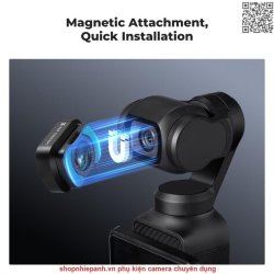 thumbnail Filter K&F concept 10X Macro Close Up 20-40mm HD Macro Lens For DJI Osmo Pocket 3 AGC Japanese 28 layers nano HD Glass(KF01.2803) - 0