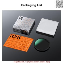 thumbnail Filter K&F concept 2in1 Nano-K Black Mist 1/4 + CPL HMC Multi-Layer Coatings Japanese AGC Glass 82mm - 5