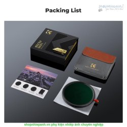 thumbnail Filter K&F concept 3in1 Nano-X ND2-32 + CPL +Black Mist Diffusion 1/4 + CPL Multi-Layer Coatings Japanese AGC Glass 82mm (KF01.2928V2) - 6