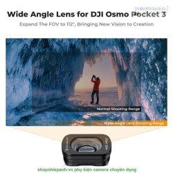 thumbnail Filter K&F concept 6in1 1.2X Anamorphic+10X macro+wide angle+ND8+ND32+ND128 for Osmo Pocket 3 AGC Japanese 28 layers nano HD Glass(sku.2294) - 3