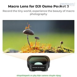 thumbnail Filter K&F concept 6in1 1.2X Anamorphic+10X macro+wide angle+ND8+ND32+ND128 for Osmo Pocket 3 AGC Japanese 28 layers nano HD Glass(sku.2294) - 1