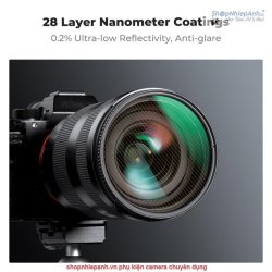 thumbnail Filter K&F Concept 82mm Gold Streak Filter (2mm) Optical Glass Ultra-clear Nano-X MRC (KF01.2111) - 3