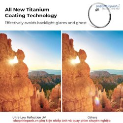 thumbnail Filter K&F concept 95mm Nano-X MRC UV 0.1% Ultra-low Reflection (titanium coating) 28 Multi-Layer Coatings - 1