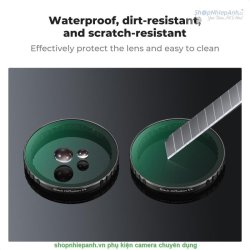 thumbnail Filter K&F concept Black diffusion 1/4 gắn trực tiếp Osmo action 3/4/5 pro 28 Multi-Layer Coatings AGC Japanese glass (KF01.2877V1) - 3