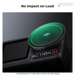 thumbnail Filter K&F concept Black diffusion 1/4 gắn trực tiếp Osmo action 3/4/5 pro 28 Multi-Layer Coatings AGC Japanese glass (KF01.2877V1) - 4