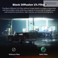 thumbnail Filter K&F concept Black-mist 1/4 for Osmo action 6 28-Multi-Layer Coatings ACG Japanese glass (KF12.0037) - 1