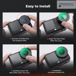 thumbnail Filter K&F concept Black-mist 1/4 for Osmo action 6 28-Multi-Layer Coatings ACG Japanese glass (KF12.0037) - 3