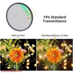 thumbnail Filter K&F concept Black Mist 1/8 Nano-X MRC chống trầy chống nước 82mm (Black Diffusion,Pro mist) - 2