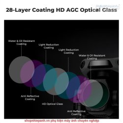 thumbnail Filter K&F concept CPL for DJI AIR 3S AGC Japanese 28 layers nano HD Glass (kf01.2878) - 2