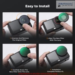 thumbnail Filter K&F concept CPL for Osmo action 6 28-Multi-Layer Coatings ACG Japanese glass (KF12.0038) - 3