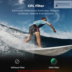 thumbnail Filter K&F concept CPL for Osmo action 6 28-Multi-Layer Coatings ACG Japanese glass (KF12.0038) - 1